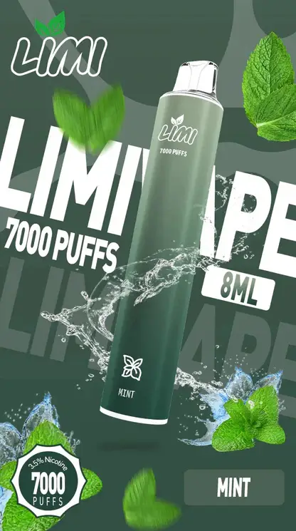 【LIMI】7000口一次性小煙｜3.5%強勁擊喉｜台灣現貨免運
