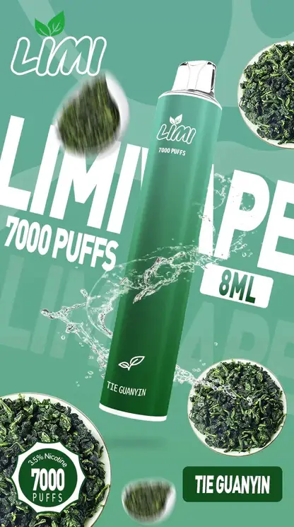 【LIMI】7000口一次性小煙｜3.5%強勁擊喉｜台灣現貨免運