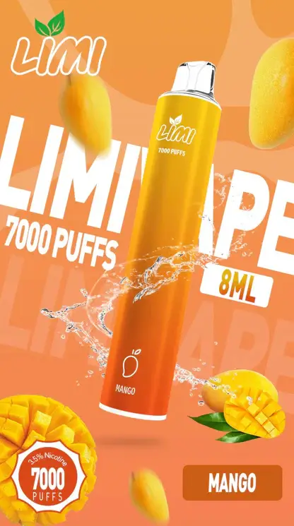 【LIMI】7000口一次性小煙｜3.5%強勁擊喉｜台灣現貨免運