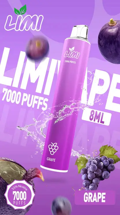 【LIMI】7000口一次性小煙｜3.5%強勁擊喉｜台灣現貨免運