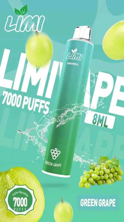 【LIMI】7000口一次性小煙｜3.5%強勁擊喉｜台灣現貨免運