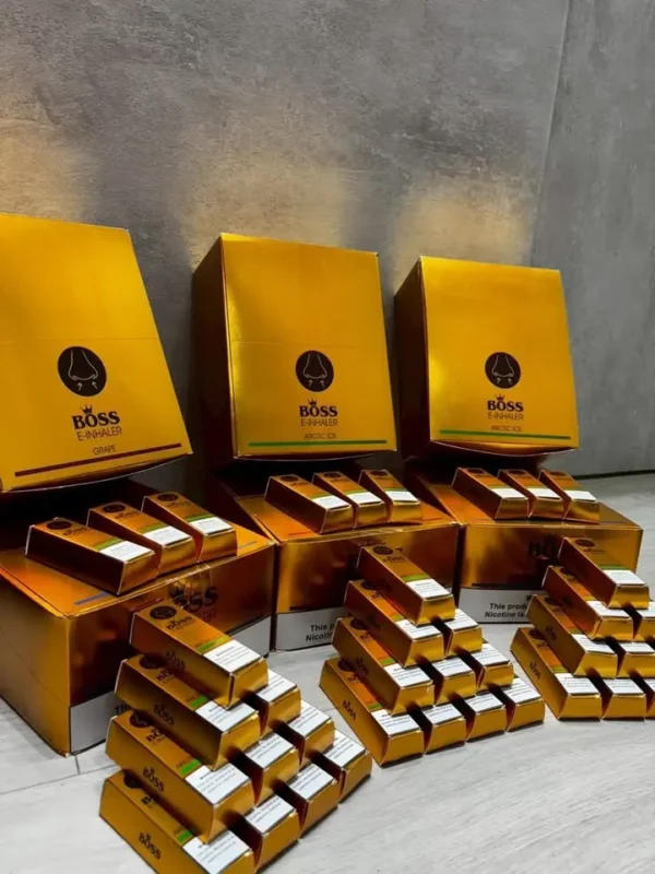 【BOSS 泰國金磚鼻通】1000口霧化鼻吸棒｜清新薄荷 × 隨身便攜設計｜台灣現貨秒發
