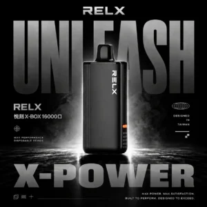 ChatGPT Image 2026年8月7日 下午06_24_35 【RELX 悅刻 X-BOX】16000口換彈式拋棄式電子煙套裝|Mesh網狀芯 × 雙段功率調節|台灣現貨秒發