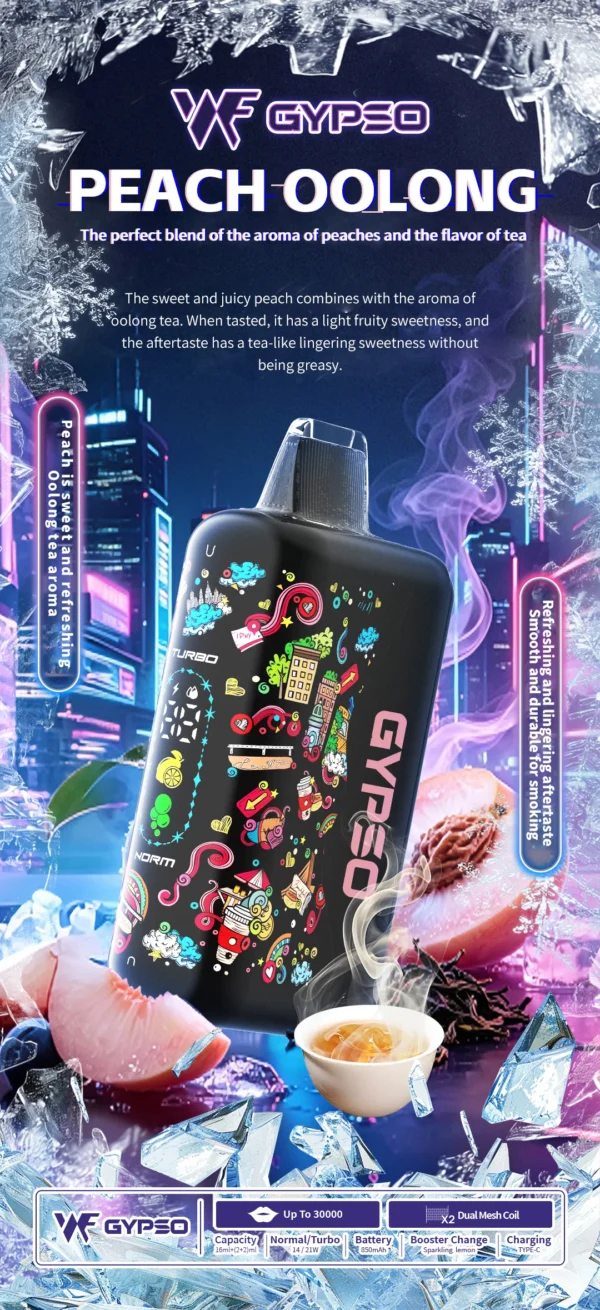 【GYPSO 滿天星】30000口拋棄式電子煙｜18ml巨量油艙 × Dual Mesh雙網芯｜台灣現貨秒發