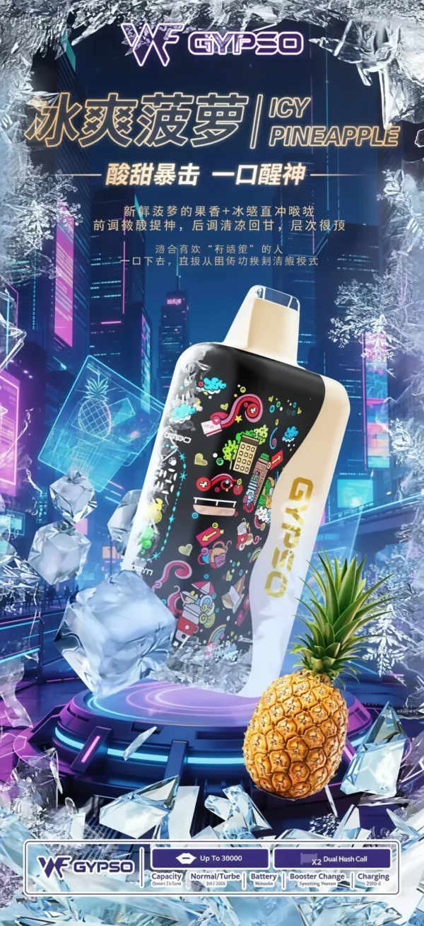 【GYPSO 滿天星】30000口拋棄式電子煙｜18ml巨量油艙 × Dual Mesh雙網芯｜台灣現貨秒發