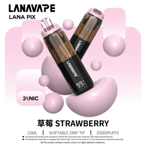 【LANA PIX 閃光彈】20000口拋棄式電子煙｜15ml巨量儲油 × Mesh網芯爆汁口感｜台灣現貨秒發