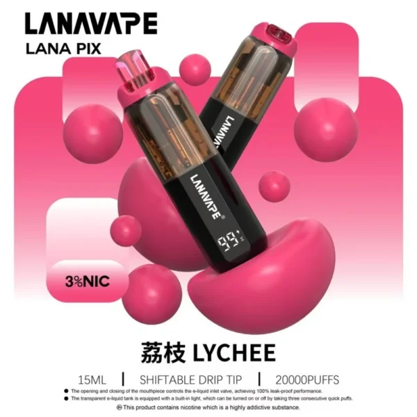 【LANA PIX 閃光彈】20000口拋棄式電子煙｜15ml巨量儲油 × Mesh網芯爆汁口感｜台灣現貨秒發