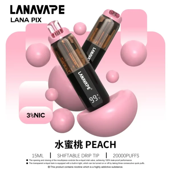【LANA PIX 閃光彈】20000口拋棄式電子煙｜15ml巨量儲油 × Mesh網芯爆汁口感｜台灣現貨秒發