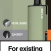 RELX悅刻x-box-16000口拋棄式電子煙-綠色主機 【RELX 悅刻 X-BOX】16000口換彈式拋棄式電子煙套裝|Mesh網狀芯 × 雙段功率調節|台灣現貨秒發